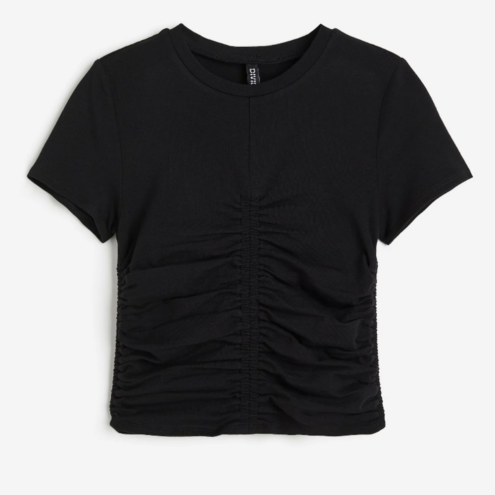 H&M Gathered Jersey Top